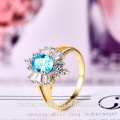 new arrivals 2018 Christmas gift women jewelry oval shape ring